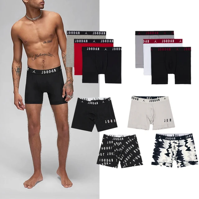 NIKE 耐吉 內褲 Jordan Flight Boxer Brief 男款 針織 運動內褲 喬丹 單一價(JD2433067AD-001)