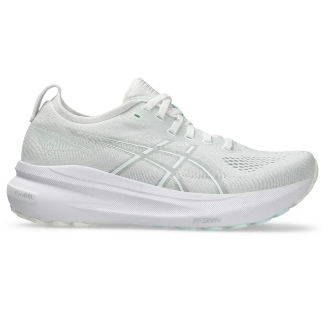 asics 亞瑟士 GEL-KAYANO 31 女款 彈力 緩衝 慢跑鞋 白灰(1012B670-101)