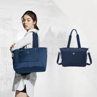 【BESIDE-U】經典托特包 輕商務 13吋筆電包 公事包 女包(RFID防盜刷、肩背斜背、法式美學)