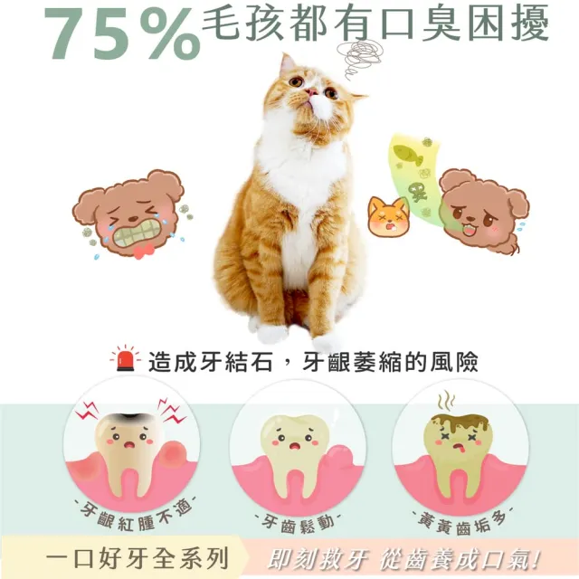 【GOODMO 歸毛家族】寵物一口好牙 齒留香 益菌口腔液 120mL(貓狗刷牙/貓狗口腔清潔/去口臭/牙垢/免刷牙)