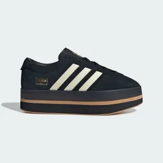 【adidas 愛迪達】GAZELLE STACK 運動休閒鞋 德訓鞋 滑板 復古 女鞋 - Originals JS0239