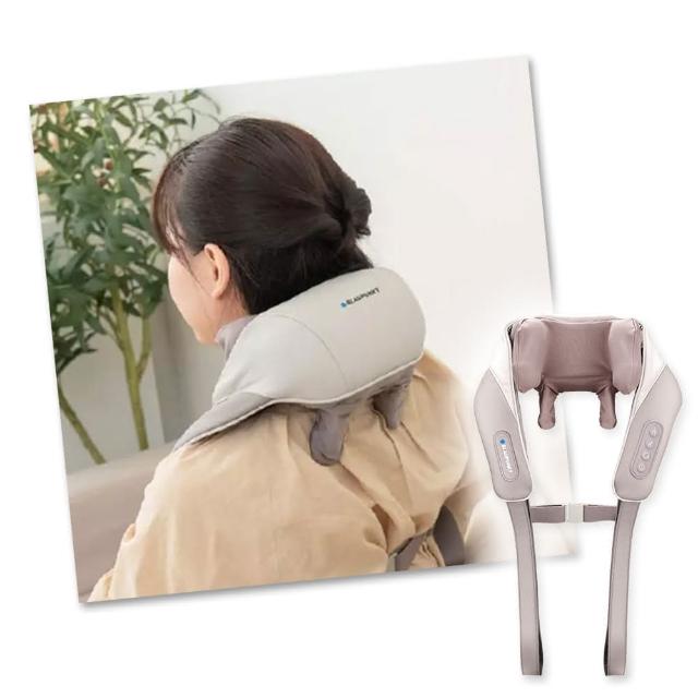 【BLAUPUNKT 德國藍寶】溫感無線肩頸按摩 BPB-M19BU 交換禮物(免手持 斜方肌 仿真人 肩頸揉捏 熱敷)