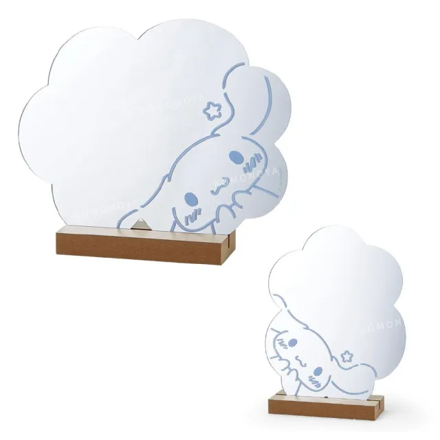 【小禮堂】Sanrio 三麗鷗 桌上型造型鏡 - 探頭款 Kitty 大耳狗 酷洛米(平輸品)