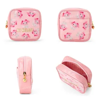 【小禮堂】雙11 Sanrio 三麗鷗 PVC方型化妝包 - 3D人物系列(平輸品)