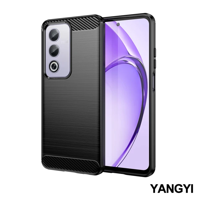 YANG YI 揚邑 OPPO A3 Pro 碳纖維拉絲紋軟殼散熱防震抗摔手機殼