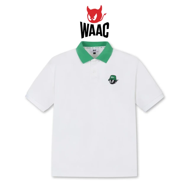 WAAC BUCKET HAT WAACKY SS POLO 男士 短袖POLO衫 白色