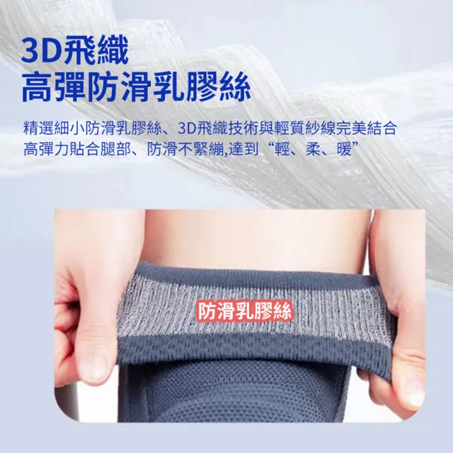 【ANTIAN】日本膝蓋關節護膝帶 2入組(半月板髕骨運動保護套  老寒腿保暖套)