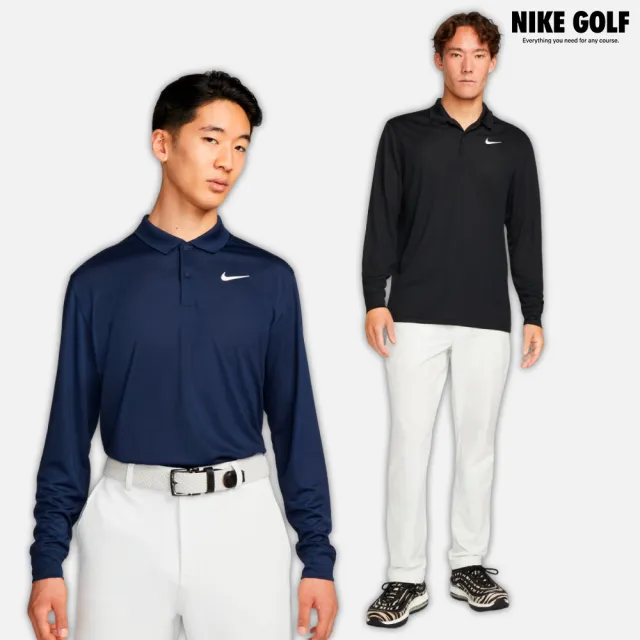 【NIKE GOLF】Dri-FIT Victory 男子長袖高爾夫翻領T恤(多色可選)