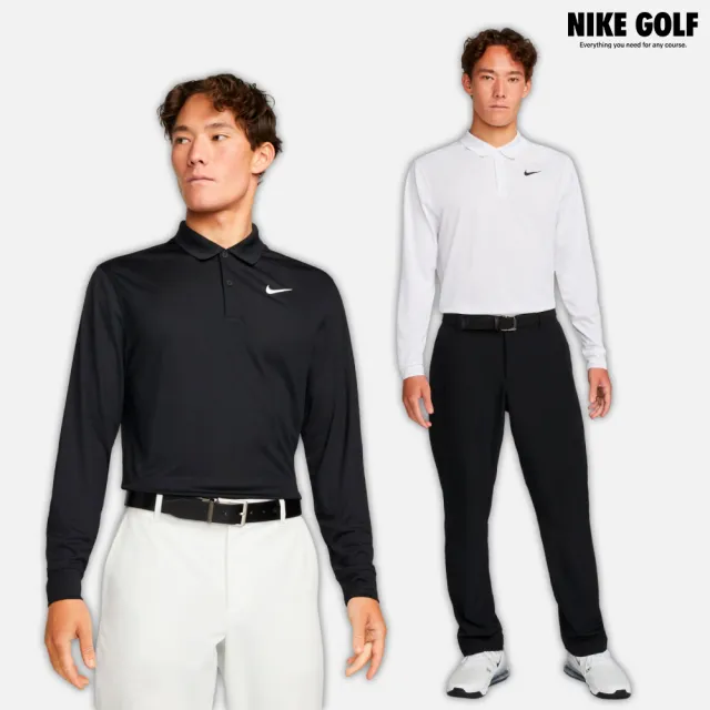 【NIKE GOLF】Dri-FIT Victory 男子長袖高爾夫翻領T恤(多色可選)