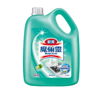 【魔術靈】廚房清潔劑_量販瓶3800ml(萊姆香)