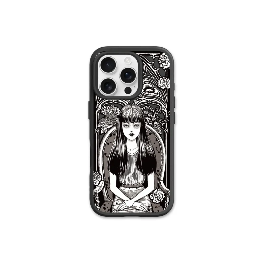 【RHINOSHIELD 犀牛盾】iPhone 15系列 SolidSuit背蓋手機殼/伊藤潤二系列-女王富江(伊藤潤二)