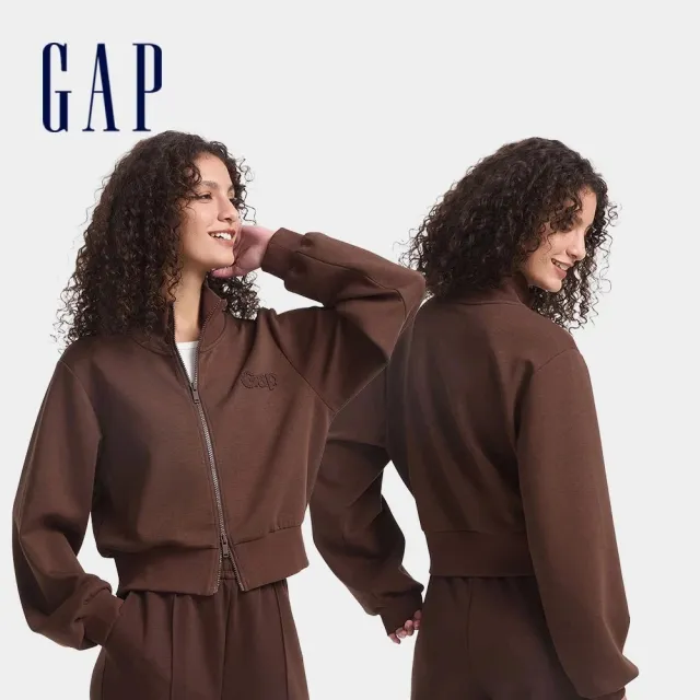 【GAP】男女裝 Logo刺繡刷毛連帽/翻領外套-多款可選(676203&725657&638416)