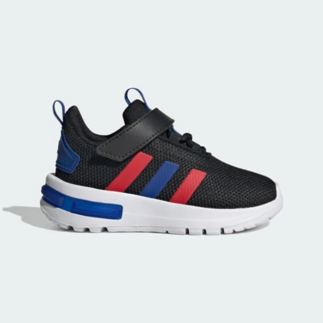 adidas 愛迪達 運動鞋 童鞋 小童 兒童 RACER TR23 EL I 黑藍紅 JH9568(C5104)