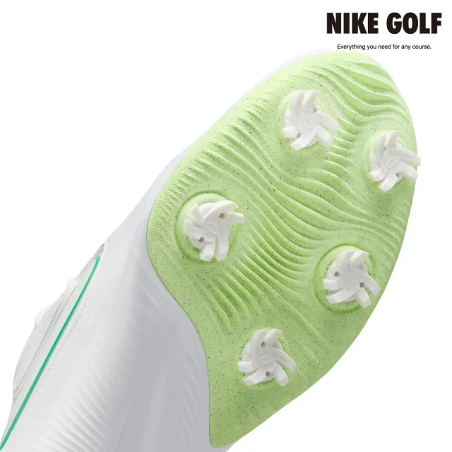 【NIKE GOLF】男款 Nike Victory Pro 3  Nike高爾夫球鞋寬版(白色/頂峰白色/綠色)