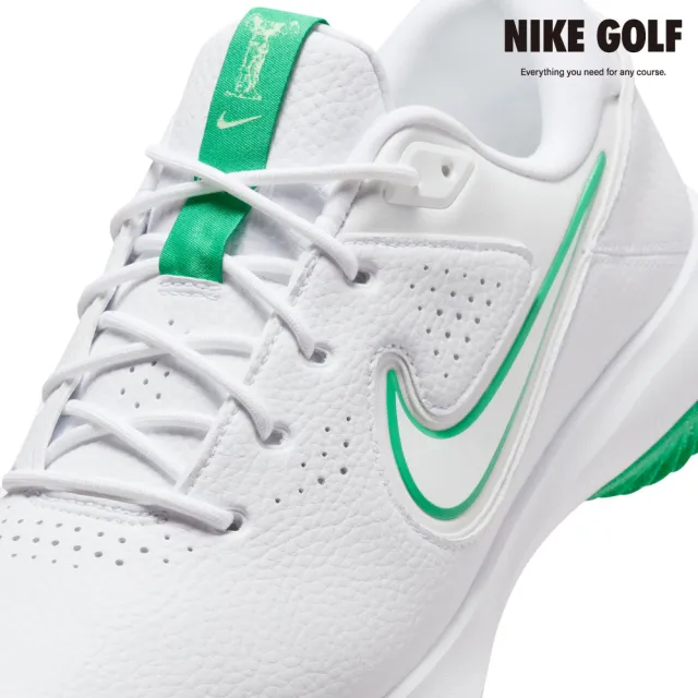 【NIKE GOLF】男款 Nike Victory Pro 3  Nike高爾夫球鞋寬版(白色/頂峰白色/綠色)