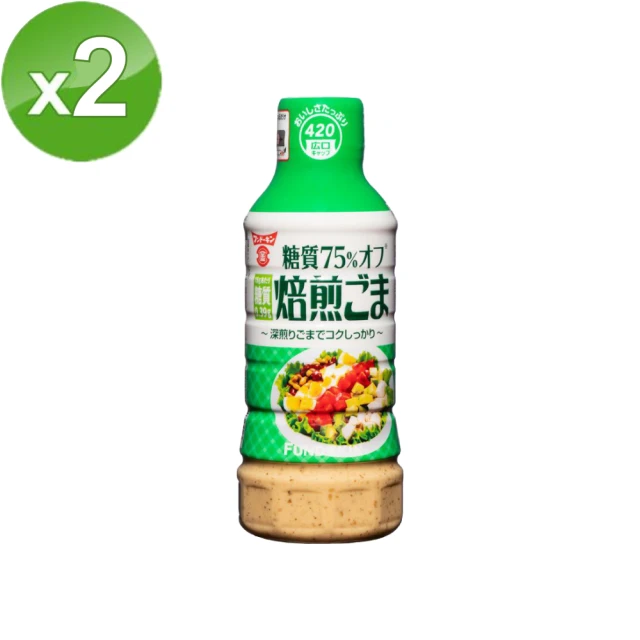 BeeZin 康萃 日本原裝低糖胡麻醬x2瓶(420ml/瓶)