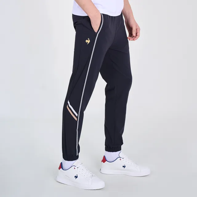 【LE COQ SPORTIF 公雞】運動TRAINING平織長褲 男女款-2色-LWU81672_LWU82672