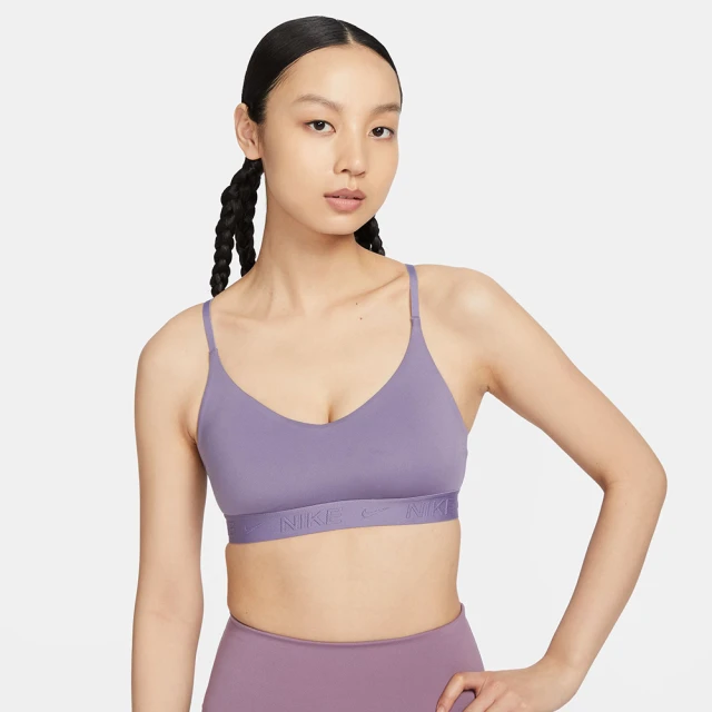 NIKE 耐吉 運動內衣 女款 輕度支撐 AS W NK DF INDY LGT SPT BRA 紫 FD1063-509