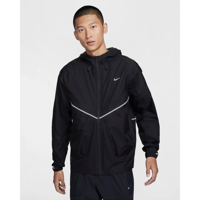 NIKE 耐吉 連帽外套 運動外套 休閒外套 夾克 男款 AS M NK SFADV RUN DIV JKT 黑色(FZ0623010)