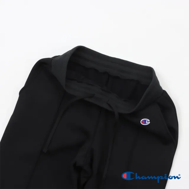 【Champion】官方直營-SPORTS 刺繡C標素色拉絨保暖休閒運動長褲-女(3色可選)