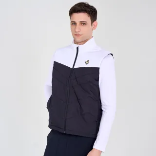 【LE COQ SPORTIF 公雞】防潑水休閒基礎鋪棉背心 男女款-4色-LWU61792_LWU62792