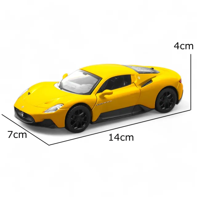 1:33模型車  Maserati Corse MC20模型 瑪莎拉蒂(海神超跑 GT跑車)