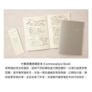 【MIDORI】《Commonplace Book 靈感筆記本 A6》