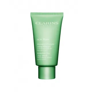 【CLARINS 克蘭詩】SOS 阿爾卑斯柳草淨化面膜75ML(淨化面膜)