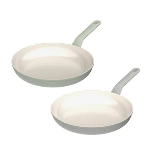 【BergHOFF 貝高福】Balance陶瓷塗層不沾鍋單柄平底鍋32cm(BHBL-F32)