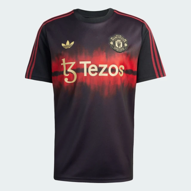 adidas 愛迪達 CNY MANCHESTER UNITED 曼聯 足球上衣 T恤 男 JF0377