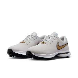 【NIKE GOLF】男款 Nike Air Zoom Victory Tour 3 NRG 寬楦頭高爾夫鞋(白色/金屬金)