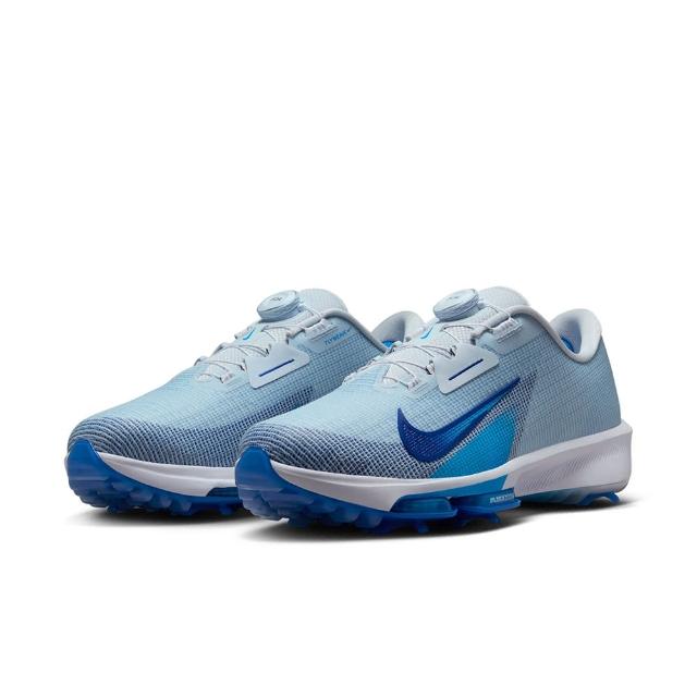 【NIKE GOLF】男款 Nike Infinity Tour BOA 2  Nike高爾夫球鞋 寬楦頭(灰色/深藍色)