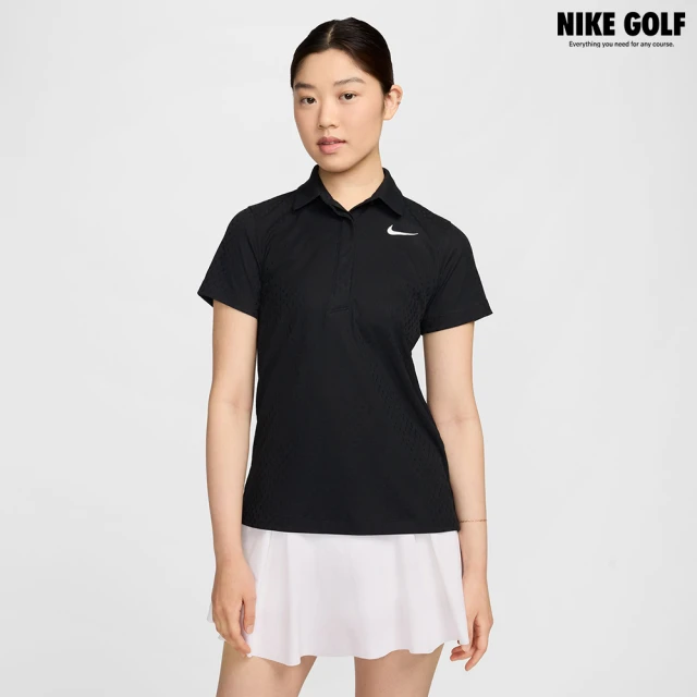 NIKE GOLF 女款 Nike Tour DriFITADV短袖高爾夫球衫(黑色)