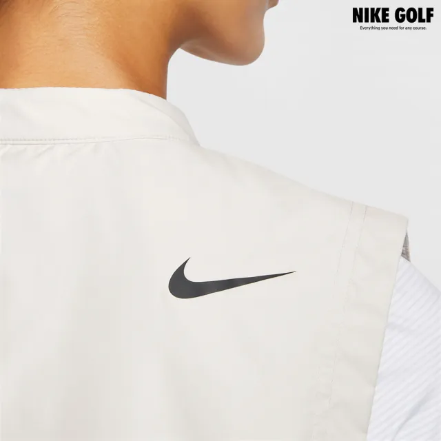 【NIKE GOLF】女款 Nike Tour Repel 高爾夫背心(淺骨白色)