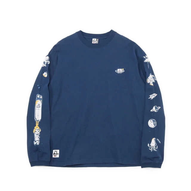 CHUMS CHUMS 休閒 Space Adventure Brushed L/S T-Shirt長袖T恤 深藍色 男(CH012454N001)