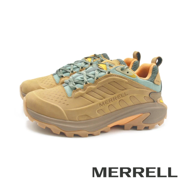 MERRELL 女 MOAB SPEED 2 LTR WATERPROOF 防潑水戶外登山鞋 女鞋(土黃色)