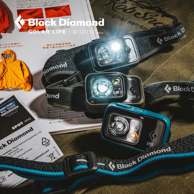 【Black Diamond】SPOT 400 頭燈 S22(夜跑頭燈 防水跑步頭燈 充電頭燈 LED頭戴燈 登山露營釣魚)