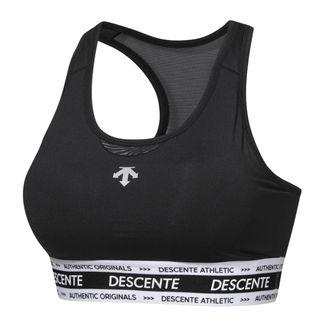 DESCENTE WOMENS RUNNING BRATOP 女士 運動上衣(黑色)