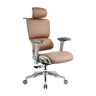 【i-Rocks】T07 EVO 人體工學椅-水盾革-砂岩棕