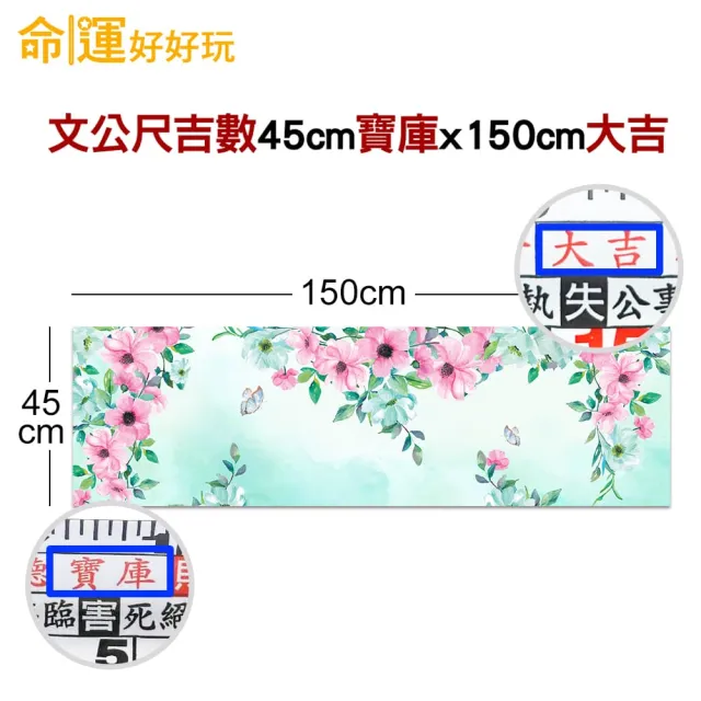 【命運好好玩】春漾花開防水地墊1入
