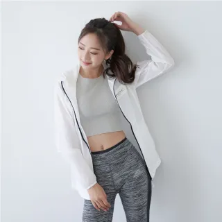 【PL Life】貝柔UPF40+羽量冰絲防曬外套(白色)