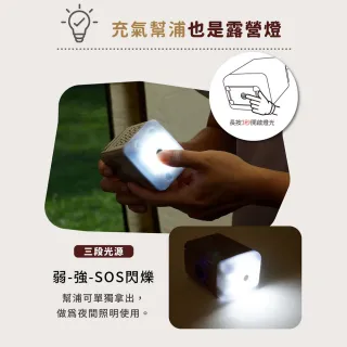 【NUIT 努特】魔幻時光XL號 波浪型獨立筒電動充氣床 露營充氣床墊 電動充氣床墊 內建電動幫浦(NTB368)