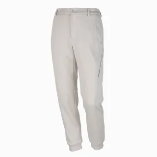 【PING】男款鬆緊帶針織束口高爾夫休閒長褲-卡其(吸濕排汗/蓄熱保暖/GOLF/高爾夫球褲/PE24229-75)