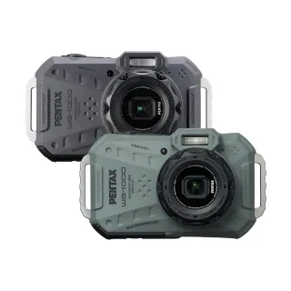【PENTAX】WG-1000 工業級防水相機 4倍光學變焦 防水防撞防塵(公司貨-128G防潮乾燥組)