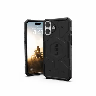 【UAG】iPhone 16 Plus 磁吸耐衝擊經典保護殼-黑(支援MagSafe無線充電)