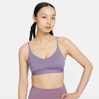 【NIKE 耐吉】運動內衣 女款 輕度支撐 AS W NK DF INDY LGT SPT BRA 紫 FD1063-509