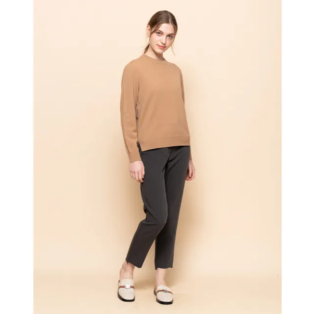 【perng yuh 芃諭名品】纖雅自信 錐口 修身 九分褲(2024 AW Collection|3C秋冬新品上市)