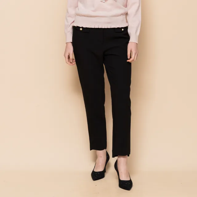 【perng yuh 芃諭名品】纖雅自信 錐口 修身 九分褲(2024 AW Collection|3C秋冬新品上市)