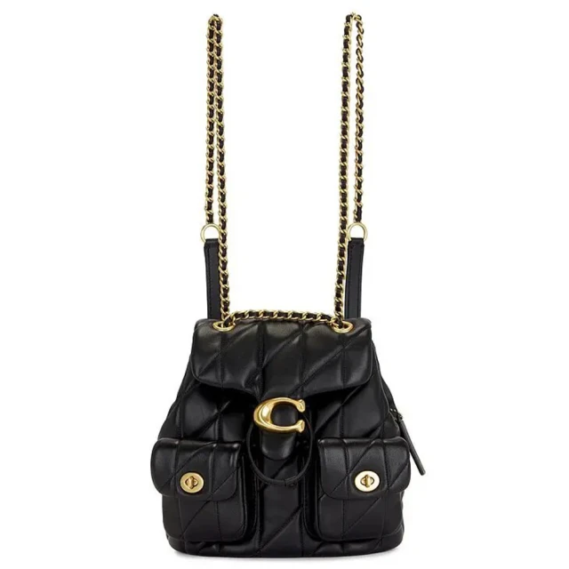 TORY BURCH ELLA 經典縫線LOGO 尼龍雙層拉