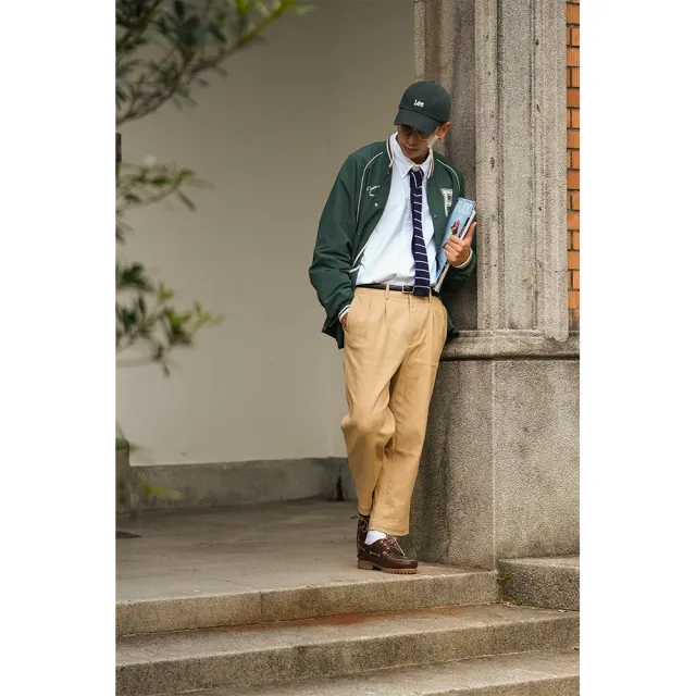 【plain-me】男女款Billy Pants 斜紋棉比例神褲 褲子 PLN3565(長褲 休閒褲)